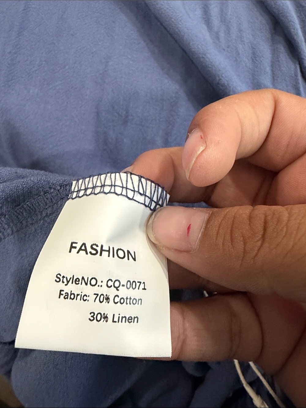 Linen-like Pants - Picture 2 of 2